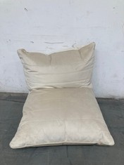 LARGE BEAN BAG CHAIR IN OFF WHITE