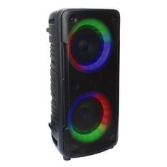 RED 5 CAGE OF ASSORTED TECH TO INCLUDE WIRELESS PARTY BOX SPEAKER SPEAKERS IN BLACK. (WITH BOX AND UNIT ONLY (COLLECTION ONLY)) [JPTC70193]