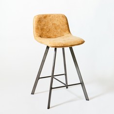 4 X STONE THE CROWS BAR STOOL - TAN - TOTAL RRP Â£700