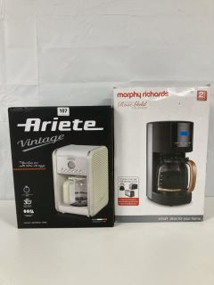 2 X COFFEE MACHINES INC ARIETE VINTAGE COFFEE MACHINE