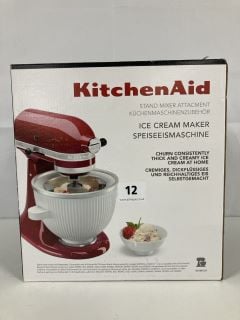 KITCHENAID ICE CREAM MAKER ATTACHMENT - RRP: £85.99