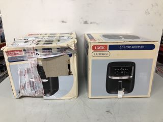 2 X LOGIK 5.6 LITRE AIR FRYER