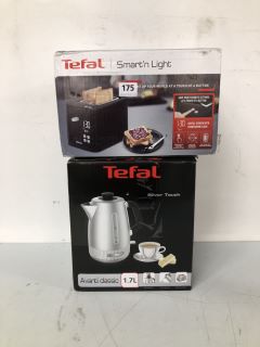 2 X ASSORTED ITEMS TO INC TEFAL SMART'N LIGHT TOASTER