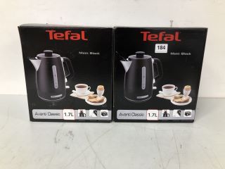 2 X TEFAL AVANTI CLASSIC 1.7 LITRE KETTLES