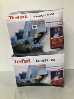 2 X ASSORTED ITEMS TO INC TEFAL EXPRESS EASY IRON