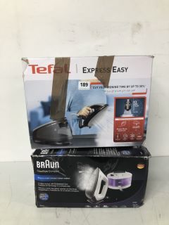 2 X ASSORTED ITEMS TO INC TEFAL EXPRESS EASY IRON