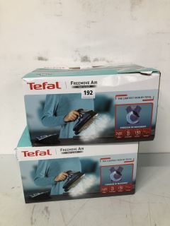 2 X TEFAL FREE MOVE AIR IRONS