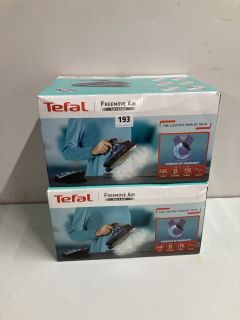 2 X TEFAL FREE MOVE AIR IRONS