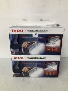 4 X TEFAL ULTRAGLIDE ANTI-CALC PLUS IRONS