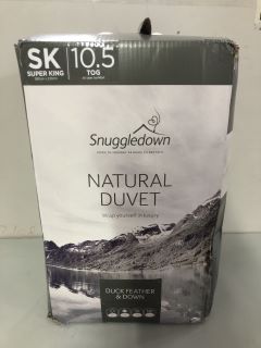 SNUGGLEDOWN DUCK FEATHER & DOWN NATURAL DUVET