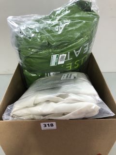 BOX OF ASSORTED ITEMS TO INC ELECTRIC BLANKET