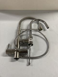 2 X STAINLESS STEEL TAPS