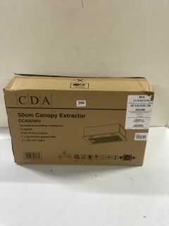 CDA 50CM CANOPY EXTRACTOR MODEL: CCA52WH