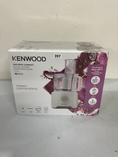 KENWOOD MULTIPRO COMPACT ALL-IN-ONE SYSTEM FOOD PROCESSOR MODEL: FDP301WH