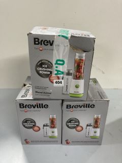 3 X BREVILLE BLEND ACTIVE BLENDERS