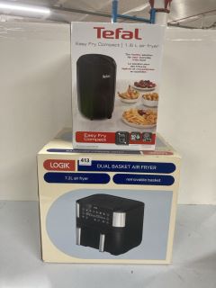 2 X ASSORTED KITCHEN APPLIANCES INC. TEFAL 1.6L AIR FRYE R