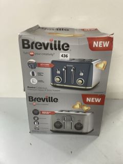 2 X BREVILLE FOUR SLICE TOASTERS