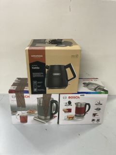 3 X ASSORTED KETTLES INC. BOSCH