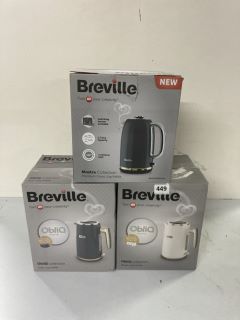 3 X BREVILLE KETTLES