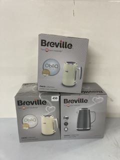 3 X BREVILLE KETTLES