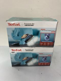 2 X TEFAL FREEMOVE AIR IRONS