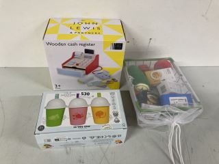 3 X ASSORTED ITEMS INC LE TOY VAN FRUIT SMOOTHIES ON THE GO