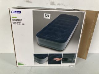 OUTWELL SUPERIOR BLOW UP SINGLE MATTRESS