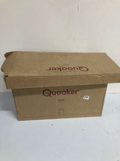 QUOOKER PRO3 NORDLIC SQUARE CHROME TANK & QUOOKER CHROME TAP