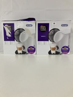 2 X DELONGHI NESCAFE DOLCE GUSTO GENIO COFFEE MACHINE