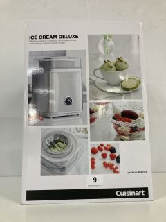 CUISINART ICE CREAM DELUXE MODEL: ICE30BCU - RRP: £99.99