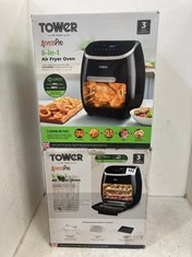 TOWER XPRESS PRO 11L 5-IN-1 AIR FRYER OVEN - BLACK TO INCLUDE TOWER VORTX 11L 5-IN-1 DIGITAL AIR FRYER OVEN - BLACK