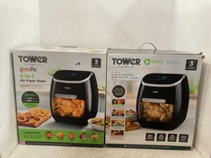 TOWER XPRESS PRO 11L 5-IN-1 AIR FRYER OVEN - BLACK TO INCLUDE TOWER VORTX 11L 5-IN-1 DIGITAL AIR FRYER OVEN - BLACK