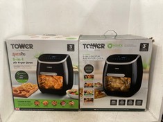 TOWER XPRESS PRO 11L 5-IN-1 AIR FRYER OVEN - BLACK TO INCLUDE TOWER VORTX 11L 5-IN-1 DIGITAL AIR FRYER OVEN - BLACK