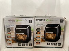 TOWER XPRESS PRO 11L 5-IN-1 AIR FRYER OVEN - BLACK TO INCLUDE TOWER VORTX 11L 5-IN-1 DIGITAL AIR FRYER OVEN - BLACK