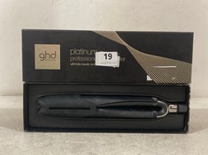 GHD PLATINUM+ PROFESSIONLA HAIR STRAIGHTENER - BLACK - RRP £239