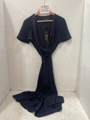 PHASE-EIGHT JULISSA MIDI WRAP DRESS - NAVY UK 14 - RRP £129