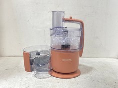 KENWOOD FOOD PROCESSOR - CLAY RED