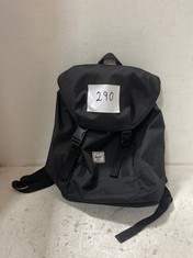 HERSCHEL BLACK DRAWSTRING BUCKLE BACK PACK IN BLACK