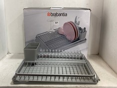 BRABANTIA DISH DRYING RACK IN MID GREY - RRP £63