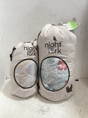 NIGHT LARK COVERLESS DUVET - PALM SPRINGS - SUPER KINGT TO INCLUDE NIGHT LARK COVERLESS DUVET - SCANDI RETRO - SINGLE