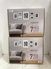 2 X NIELSEN 7 PIECE PHOTOFRAME WALL GALLERY KIT