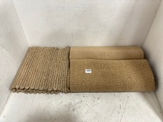 JOHN LEWIS JUTE LOOP DOORMAT / RUG IN NATURAL TO INCLUDE JOHN LEWIS JUTE TABLE RUNNER