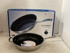 LE CREUSET 30CM 3-PLY STAINLESS STEEL FRYING PAN - RRP £195