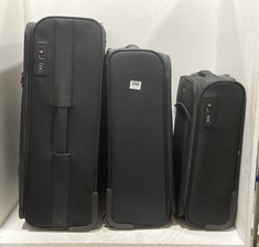 JOHN LEWIS ANYDAY JOHN LEWIS SET OF 3 SUITCASES - BLACK