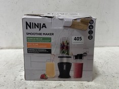 NINJA SMOOTHIE MAKER IN BLACK - MODEL NO.: QB3001