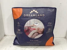 DREAMLAND NAP TIME WARMING SHERPA BLANKET - ONE SIZE - RRP £110