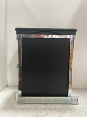 SIMPLE HUMAN KITCHEN BIN - STAINLESS STEEL/BLACK