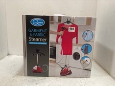 QUEST CLOTHES STEAMER - DARK RED