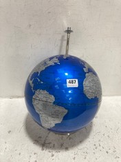 WORLD GLOBE BLUE - WITHOUT NON-SLIP BASE STAND