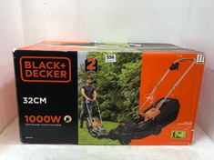 BLACK+DECKER 1000W 32CM ROTARY LAWN MOWER - MODEL NO.: BEMW351